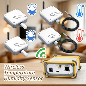 Control de Humedad y Temperatura para la Cadena de Alimentos, 4 Conjuntos de Sensores Multipunto Inalámbricos, Gateway Inalámbrico IP65 - Product Image 1