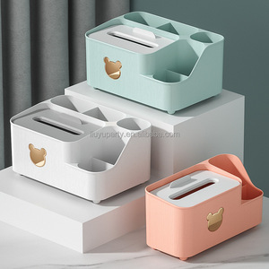 Caja de <span class=keywords><strong>Almacenamiento</strong></span> Cuadrada Multifuncional de PP para el Hogar y Restaurantes, Moderna y de Gran Capacidad, para Control <span class=keywords><strong>Remoto</strong></span>, Mesa de Centro, <span class=keywords><strong>Almacenamiento</strong></span> de Pañuelos - Product Image 3