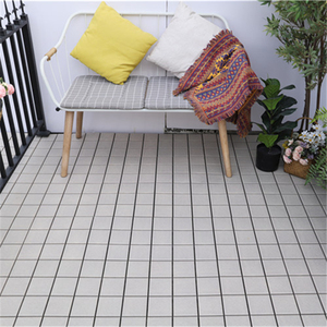 9 Piezas de Baldosas Modernas de Plástico con Aspecto de Cerámica y Alfombra para Piso, Instalación con Sistema de Clic, Antideslizante, para Uso en Exteriores y Jardines - Product Image 3