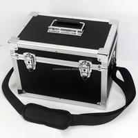 Mallette de train de maquillage professionnel avec pochette sac boîte de maquillage valise grande capacité boîte de rangement cosmétique pour maquilleurs