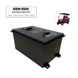 36V 48V 72V 96V 65ah 100ah 150ah 200ah Golfkar Lifepo4 Lithium-Ionbatterij 51.2V Diepe Cyclus Ip67 - Product Image 1