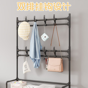 TEMU Multifunctional <b>Shoe</b> <b>Rack</b>, Integrated Clothes <b>Rack</b>, Multi-layer Storage <b>Shoe</b> Cabinet, Floor Standing Clothes <b>Rack</b>, Storage - Product Image 4