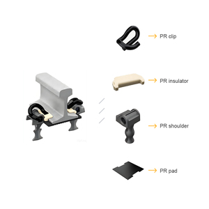 Sistema de Fijación de Vías de Ferrocarril: Gancho de Hierro Fundido para Riel PR y Placa de Fijación para Rieles de Hormigón Empotrado - Product Image 6