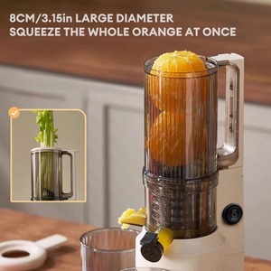 <span class=keywords><strong>Presse</strong></span>-agrumes électrique automatique domestique multifonction pour citrons et oranges, machine à jus originale portable, extracteur de jus lent - Product Image 3