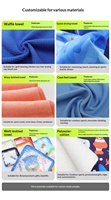 Serviette de golf personnalisée en microfibre ultra-fine, tissage gaufré, chiffon de séchage pour clubs, imprimé ananas, logo brodé, séchage rapide