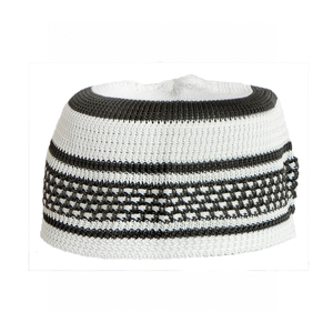 Chapeau de prière islamique traditionnel pour hommes, léger, tricoté, respirant, bonnet Kufi musulman pour la prière en mosquée, été, printemps, religieux - Product Image 1