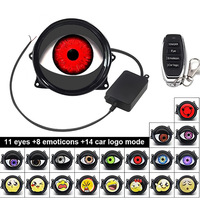 Nouveauté : Phare projecteur LED à défilement dynamique Demon Eye, 6/33 modes d'éclairage, télécommande pour voiture et moto