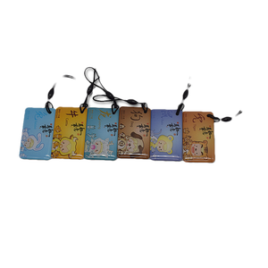 Tarjetas de Acceso GETSMART, Tarjetas de Proximidad ABS Resistentes al Agua y a la Intemperie, Llavero RFID de Cuero con Resina Epoxi, 13.56MHz - Product Image 6