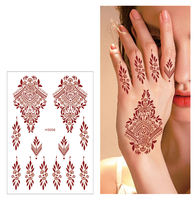 Pegatinas de Tatuajes de Henna para Manos y Pies - Temporales, Personalizables, Ecológicas, con Diseños Sexys y a la Moda