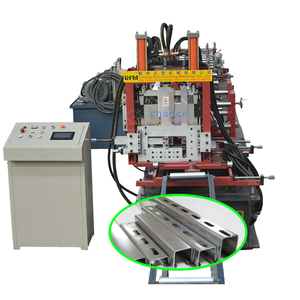Encalado <span class=keywords><strong>Purlins</strong></span> que forma la máquina <span class=keywords><strong>C</strong></span> Z Sección Acero PLC Panel de control Máquina formadora de rollos - Product Image 6