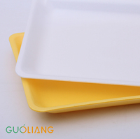 Plateau en mousse PS auto-absorbant directement en contact alimentaire avec certificat de qualité alimentaire pour absorber le sang de la viande de poisson