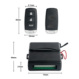 EASYGUARD Universal Keyless Entry Kit Fit for Most Dc 12v Vehicle <b>Remote</b> Trunk Release - Product Image 2