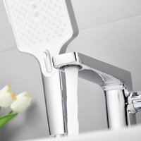 Robinet de baignoire de salle de bain à deux fonctions au design moderne pour éviers de lavabo Robinet de lavabo élégant