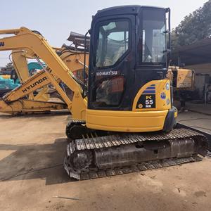 Petite pelleteuse PC 55 de l'excavatrice PC55 de KOMATSU PC55MR-3 mini excavatrice utilisée de KOMATSU PC55 de 5 tonnes à vendre - Product Image 3