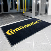Tapis d'entrée personnalisé en caoutchouc avec logo imprimé pour extérieur, vente en gros