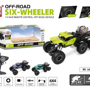 Shengxiong 6608A 1/12, Vehículo Todoterreno con Control Remoto 4WD, Juguete de Auto RC, Camioneta Monstruo de 6 Ruedas - Product Image 6