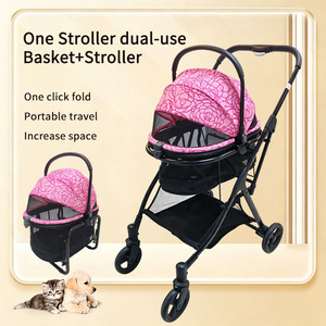 Poussette <span class=keywords><strong>pour</strong></span> animaux de compagnie <span class=keywords><strong>d</strong></span>étachable JXB, <span class=keywords><strong>chariot</strong></span> léger <span class=keywords><strong>pour</strong></span> animaux de compagnie <span class=keywords><strong>pour</strong></span> la marche, les courses, les voyages, petits chiens, chats - Product Image 2