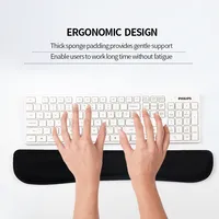 Repose-poignet en mousse à mémoire de Offres Spéciales pour clavier d'ordinateur portable repose-poignet de clavier économique + ensemble de tapis de souris