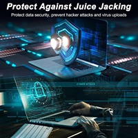 Assistant de sécurité USB anti-piratage de données, compatible avec les téléphones portables, les ordinateurs, les batteries externes et plus encore, pour protéger la confidentialité et la sécurité