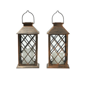<b>Solar</b> Garden <b>Lantern</b> Led Candle <b>Light</b> Hanging Outdoor Decorative Lighting For Patio Yard - Product Image 5