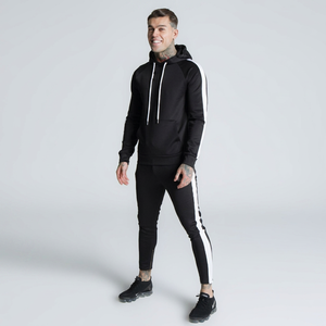 Conjunto Deportivo de Dos Piezas de Forro Polar con Estampado Acid Wash, Ecológico, Transpirable, de Secado Rápido, para Invierno, Ropa Deportiva Urbana, para Gimnasio, Unisex, 100% - Product Image 1