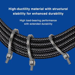 สายรัดเคเบิลไนลอน 66 สีเทา ขนาด 100 มม. 2.5 มม. แบบปลดล็อคได้ ทนทาน ขายดี สำหรับใช้งานในอุตสาหกรรม - Product Image 4