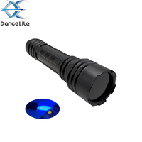 Lampe torche LED UV à haute puissance OEM M8 SEOUL 365 nm, longue portée 365 LW, lampes de test ultraviolettes, filtre noir