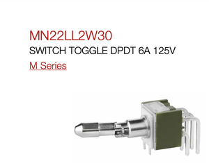 מתג כפתור NKK M-N22H1 עם מתג נדנדה מנעול M-N22S1 מתג כפתור קטן M-N12S1 MN22LL2W30 - Product Image 2