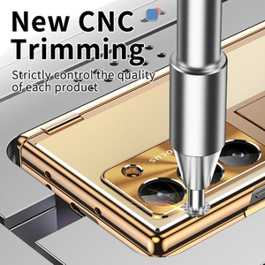 حافظة معدنية من سبائك الألومنيوم لسيارة mosium Z Fold 7 6 <span class=keywords><strong>5</strong></span> 4 <span class=keywords><strong>3</strong></span> واقي كامل حامل غطاء قابل للطي للأعمال بالكهرباء - Product Image 2