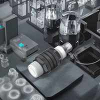 Sensor Jarak Silindris Ultrasonik Akusense MS18-30V untuk Penggunaan Otomotif & Industri, Pemantauan Ketinggian Cairan, dan Aliran Lalu Lintas