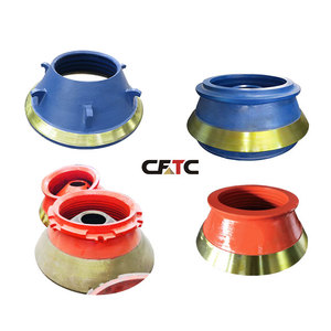 Manteau et cône concave en acier à haute teneur en manganèse CFTC pour concasseur à cône, compatible avec les équipements miniers Metso Sandvik - Product Image 4