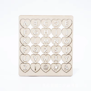ชุดของเล่นรูปหัวใจ 26 ตัวอักษร ของเล่นมอนเตสซอรี่สำหรับเด็กก่อนวัยเรียน ชุดเรียนรู้ตัวอักษร วัสดุการ<span class=keywords><strong>สอน</strong></span>มอนเตสซอรี่สำหรับโรงเรียนอนุบาล - Product Image 3