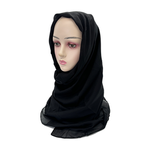 ボイルスカーフヒジャーブホット販売イスラム教徒の女性多くの色高品質ファッション女の子純粋な色 - Product Image 2