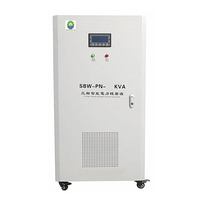 Stabilisateur de tension automatique SBW SBK à trois phases avec commande de servomoteur, affichage LED SVC en cuivre, 30 kVA, 50 kVA, 100 kVA
