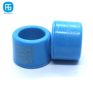 Numéros <span class=keywords><strong>de</strong></span> série étanches durables QR <span class=keywords><strong>Code</strong></span> imprimable 134.2khz 125khz LF RFID anneau <span class=keywords><strong>de</strong></span> pied pour l'identification des poulets - Product Image 3