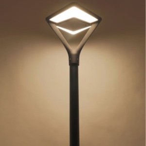 Lámpara Solar LED de 3 Postes para Áreas Residenciales, Villas, Parques, <span class=keywords><strong>Luz</strong></span> Exterior con Sensor de Movimiento y Sensor de Cuerpo Humano - Product Image 4