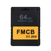 Carte mémoire 64 Mo Mod OPL HD Free McBoot FMCB V1.966 pour Playstation 2, carte mémoire pour PS2