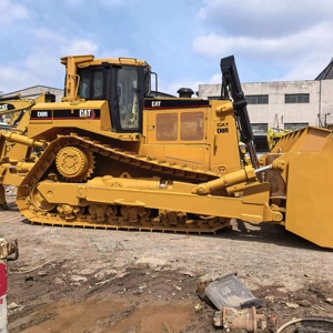 รถดันดิน CAT D8R พร้อมระบบตีนตะขาบและใบมีดสำหรับงานก่อสร้าง - Product Image 4