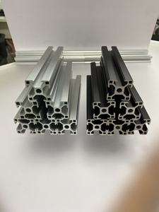 6063 travi strutturali industriali in lega di <span class=keywords><strong>alluminio</strong></span> 4040 estrusione anodizzato argento nero T Slot 30x30 6063 profili in <span class=keywords><strong>alluminio</strong></span> - Product Image 3