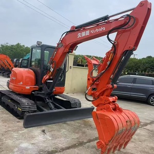 Mini-excavatrice agricole à faible consommation <span class=keywords><strong>de</strong></span> carburant Kubota KX163 avec chenilles en caoutchouc <span class=keywords><strong>pour</strong></span> les travaux <span class=keywords><strong>de</strong></span> remise en état des terres agricoles - Product Image 1