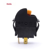 Interrupteur rectangulaire autobloquant KEDU HY7, interrupteur à bascule haut-bas pour scies de table, outils électriques automobiles, 12/20A, à clé, 250V
