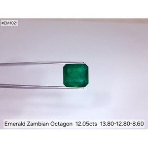 Esmeralda Zambiana Octogonal Facetada de 12.05ct, Gema Suelta de Alta Calidad, Color Verde Intenso, Claridad Excepcional para Joyería de Lujo - Product Image 6