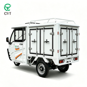 Tricycle de livraison électrique réfrigéré à <span class=keywords><strong>3</strong></span> <span class=keywords><strong>roues</strong></span> avec caisse fermée et cabine intégrée pour le transport de marchandises frigorifiques - Product Image 3