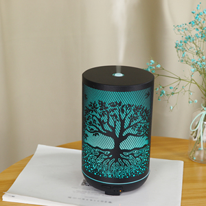 Le diffuseur d'arômes et l'humidificateur de style ferronnerie peuvent être utilisés en plusieurs <span class=keywords><strong>occasions</strong></span>. La fonction de veilleuse LED à 7 couleurs - Product Image 5