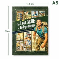 Cuaderno de Tapa Dura con Ilustraciones Retro, Diario de Páginas en Blanco, Libro de Escritura, Regalo para Aprendizaje al Aire Libre