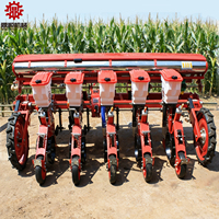 Semoir à maïs et sorgho grande capacité avec fertiliseur pour opérations agricoles à grande échelle, 2, 3, 4, 6, 8 rangs