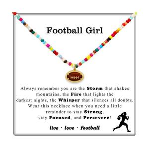 Collier Cœur en Cuivre pour le Basket-ball, le Volley-ball, le Baseball, Pendentif d'Amitié, Chaîne de Clavicule, Bijoux Sportifs 2026 - Product Image 3