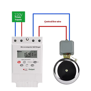 Hoàn toàn tự động Trường nhà máy linh kiện điện tử máy vi tính chuông chuông nhạc cụ Kiểm soát thời gian chuyển đổi - Product Image 3