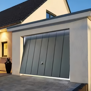 <span class=keywords><strong>Porte</strong></span> de <span class=keywords><strong>garage</strong></span> inclinable en aluminium, finition moderne, isolée, antirouille, économie d'énergie, pour villa - Product Image 1