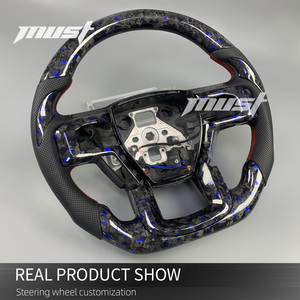 Volant en fibre de carbone forgé sur mesure pour <span class=keywords><strong>Ford</strong></span> <span class=keywords><strong>F</strong></span>-<span class=keywords><strong>150</strong></span> <span class=keywords><strong>F</strong></span>-250 <span class=keywords><strong>F</strong></span>-350 <span class=keywords><strong>F</strong></span>-450 Raptor <span class=keywords><strong>XLT</strong></span> 4x4 Shelby Super Snake Platinum 2015-2023 - Product Image 3